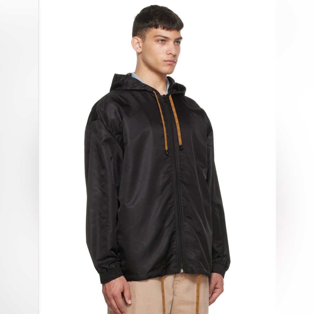 Acne Studios Black Rainbow Windbreaker Jacket - Picture 2 of 15